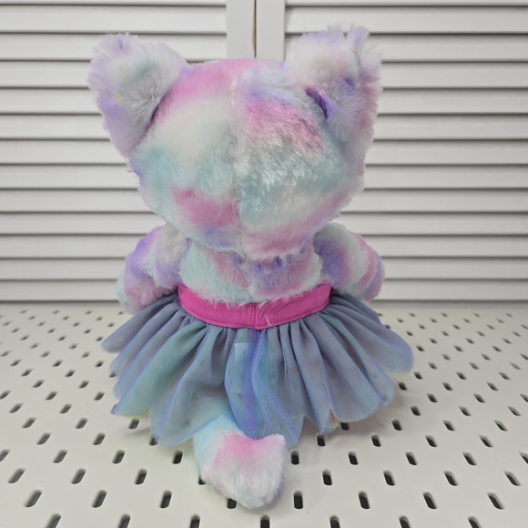 BUILD-A-BEAR Pastel Swirl Kitty 16" Plush‎ Toy 2017 Coquette Core With Tutu Gift - Picture 3 of 12